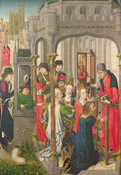 Pastoral Teaching, c.1470 by Master of the View of St. Gudule